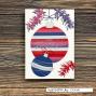 Preview: Vaessen Creative - Stanzschablone "Weihnachtskugeln & Tannenzweig" Dies