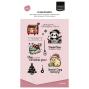 Preview: Vaessen Creative - Stempelset "Panda Claus" Clear Stamps