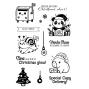 Preview: Vaessen Creative - Stempelset "Panda Claus" Clear Stamps