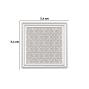 Preview: Vaessen Creative - Stempel & Stanzschablone "Papiersiegel Quadrat" Clear Stamps & Dies