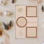 Preview: Vaessen Creative - Stempel & Stanzschablone "Papiersiegel Rund" Clear Stamps & Dies