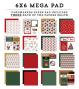 Preview: Echo Park - Designpapier "Santa Claus" Cardmakers Mega Pad 6x6 Inch - 48 Bogen
