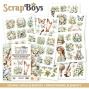 Preview: ScrapBoys - Stanzteile "Flowers Melody" Pop Up Paper Pack 6x6 Inch - 24 Bogen