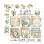 Preview: ScrapBoys - Designpapier "Flowers Melody" Paper Pack 8x8 Inch - 12 Bogen