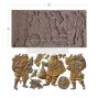Preview: Re-Design with Prima - Gießform "Santa's Holiday Cheer" Mould 5x10 Inch