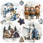 Preview: Craft OClock - Designpapier "Jolly Season" Paper Pack 6x6 Inch - 24 Bogen