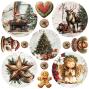 Preview: Craft OClock - Designpapier "Oh Christmas Night" Medium Paper Pack 8x8 Inch - 24 Bogen