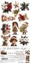Preview: Craft OClock - Ausschneidebogen "Oh Christmas Night" Extra Set Flowers & More - 18 Bogen