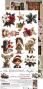 Preview: Craft OClock - Ausschneidebogen "Oh Christmas Night" Extra Set Flowers & More - 18 Bogen