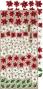 Preview: Craft OClock - Ausschneidebogen "Oh Christmas Night" Extra Set Flowers & More - 18 Bogen