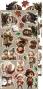 Preview: Craft OClock - Ausschneidebogen "Oh Christmas Night" Extra Set Flowers & More - 18 Bogen