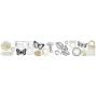 Preview: Arden Creative Studio - Decorative Tape "Vintage Makers Essentials" Kiss Cut Pet Tape