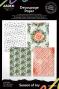 Preview: Arden Creative Studio - Decopatch Papier "Season of Joy" Decoupage Paper 5x7 Inch - 12 Bogen