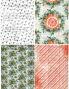 Preview: Arden Creative Studio - Decopatch Papier "Season of Joy" Decoupage Paper 5x7 Inch - 12 Bogen