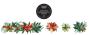 Preview: Arden Creative Studio - Decorative Tape "Season of Joy Poinsettia" Kiss Cut Pet Tape