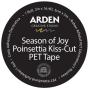 Preview: Arden Creative Studio - Decorative Tape "Season of Joy Poinsettia" Kiss Cut Pet Tape