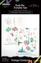 Preview: Arden Creative Studio - Transfer Aufkleber "Vintage Christmas" Rub-On Transfer Set