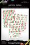 Preview: Arden Creative Studio - Aufkleber "Vintage Christmas" Alphabet Stickers