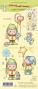 Preview: Leane Creatief - Stempelset "Gnome Toddlers" LeCrea Combi Clear Stamps