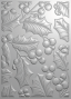 Preview: Crafters Companion - Prägefolder "Flourishing Holly" 3D Embossingfolder
