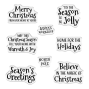Preview: Crafters Companion - Stempelset & Stanzschablone "Christmas Cabin" Stamp & Dies