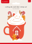 Preview: Crafters Companion - Stempelset & Stanzschablone "Hot Chocolate" Stamp & Dies