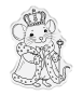 Preview: Crafters Companion - Stempelset & Stanzschablone "King Mouse" Stamp & Dies