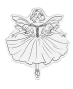 Preview: Crafters Companion - Stempelset & Stanzschablone "Sugar Plum Fairy" Stamp & Dies