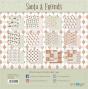 Preview: Papers For You - Designpapier "Santa & Friends" Scrap Paper Pack 8x8 Inch - 24 Bogen