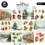 Preview: Studio Light - Designpapier "Vintage Christmas" Collage Paper Pad 8x8 Inch - 24 Bogen