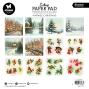Preview: Studio Light - Designpapier "Vintage Christmas" Collage Paper Pad 8x8 Inch - 24 Bogen