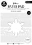 Preview: Studio Light - Pergamentpapier "Snowflakes" Vellum Paper Pad 5,8x8,3 Inch - 16 Bogen