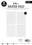 Preview: Studio Light - Pergamentpapier "Snowflakes" Vellum Paper Pad 5,8x8,3 Inch - 16 Bogen