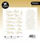 Preview: Studio Light - Stanzteile "Christmas Classic Gold" Paper Elements Sentiments Foil 