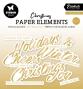 Preview: Studio Light - Stanzteile "Trendy Gold Christmas" Paper Elements Sentiments Foil 