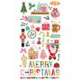 Preview: Simple Stories - Aufkleber "Hard Candy Christmas" Chipboard Sticker 
