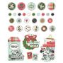 Preview: Simple Stories - Decorative Brads "Say Cheese Classic Mouse Christmas" 
