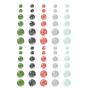 Preview: Simple Stories - Enamel Dots "Say Cheese Classic Mouse Christmas" 60 Stück 