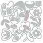 Preview: Sizzix - Stanzschablone "Happy Florals" Thinlits Craft Dies