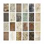 Preview: Tim Holtz - Idea Ology - Designpapier "Backdrops Halloween" Paper Pack 6x10 Inch - 24 Bogen 