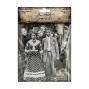 Preview: Tim Holtz - Idea Ology - Papier Dekoration "Halloween" Paper Dolls