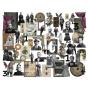 Preview: Tim Holtz - Idea Ology - Papier Dekoration "Halloween" Paper Dolls