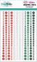 Preview: Carlijn Design - Klebesteine "Christmas" Enamel Dots 300 Stück