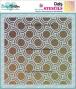 Preview: Carlijn Design - Schablone 15,5x15,5cm "Retro Patronen" Stencil
