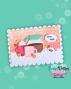 Preview: Carlijn Design - Schablone 15,5x15,5cm "Retro Patronen" Stencil