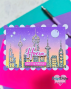 Preview: Carlijn Design - Stanzschablone "Peculiar City" Dies 