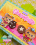 Preview: Carlijn Design - Stanzschablone "Choco Friends Words" Dies 