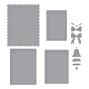 Preview: Spellbinders - Stanzschablone "Bow & Bell Scallop Frame" Dies