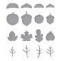 Preview: Spellbinders - Stanzschablone "Falling Leaves" Dies