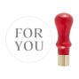 Preview: Spellbinders - Wachssiegel Stempel "For You" Wax Seal Stamp
